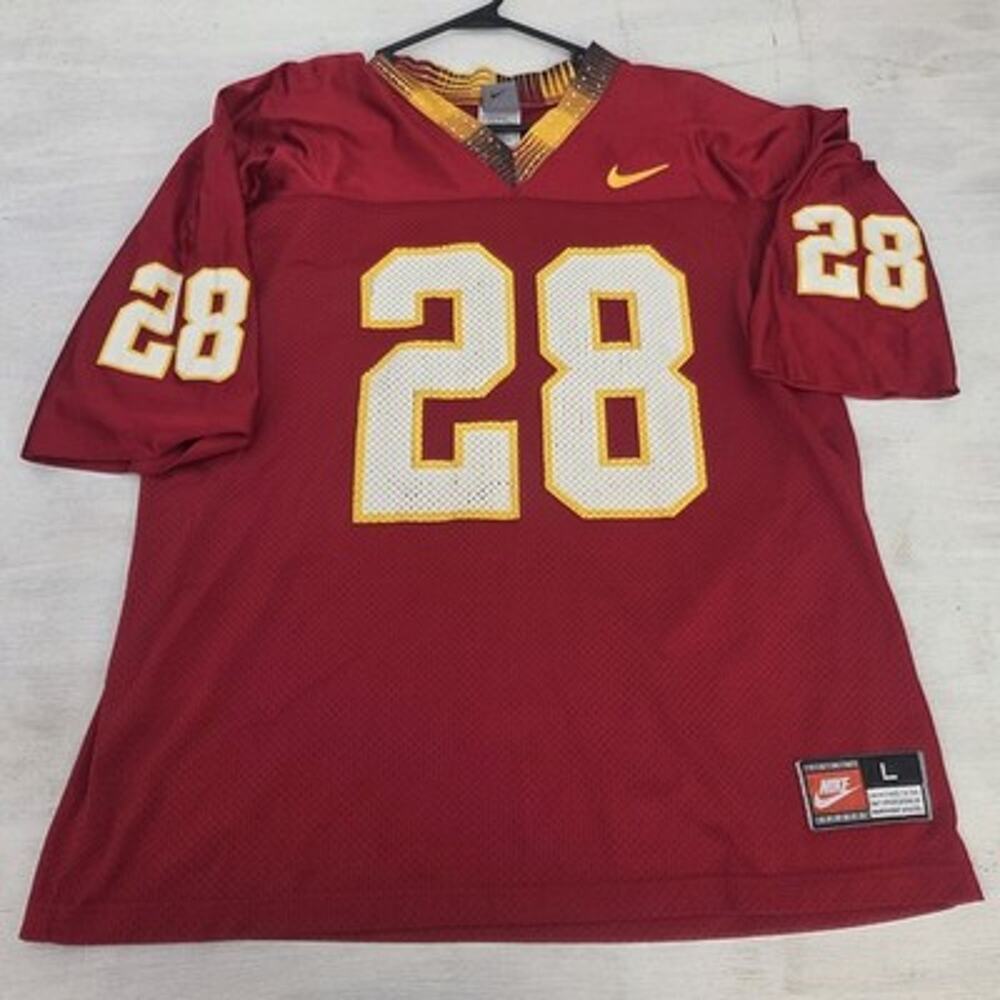 Vintage 90s Nike Florida State Seminoles #28 Warrick Dunn Football Jersey Large